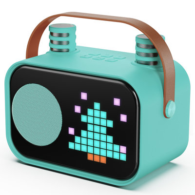 JYX D17 Bluetooth Speaker With Microphone & Beatsync RGB Lights | Lightweight Design, TWS Stereo Sound | Portable Wireless Speaker For Home Parties, C