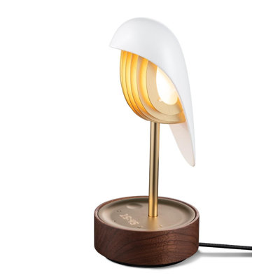 Modern & Contemporary Solid Wood Electric Tabletop Clock with Alarm