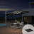 Belmiro 12 Ft Double Top Deluxe Round Solar Powered LED Patio Umbrella with Steel Plate Base-396036108