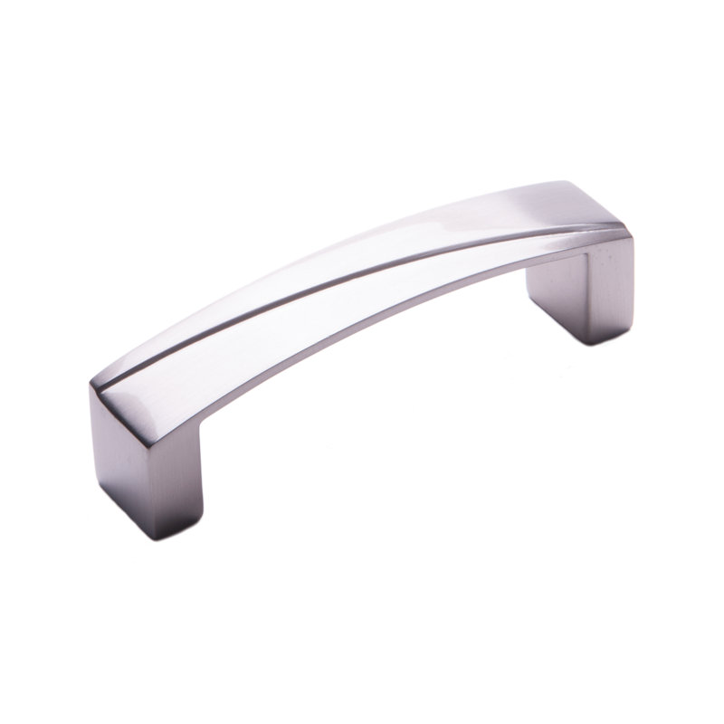 CP Series 3 3/4" Center to Center Arch pull, Satin Nickel (Pewter)