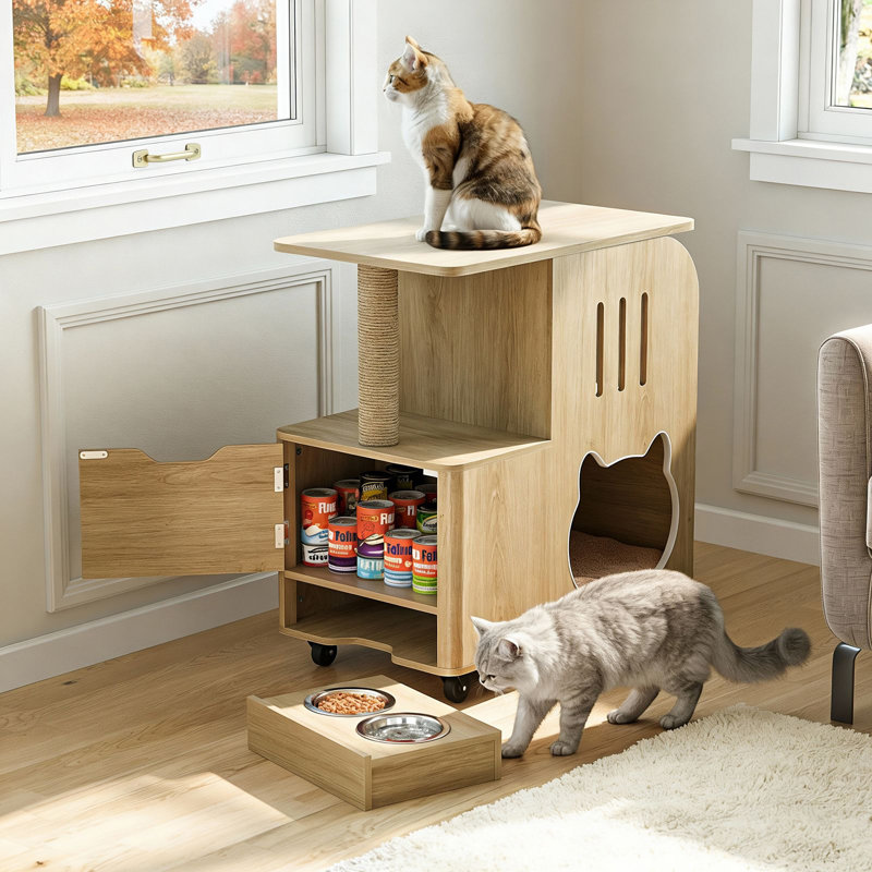 Cat Feeding Station