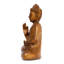 Sabiha en bois serein assis Bouddha Vitarka Mudra statue fait à la main méditation sculpture Figurine Home Decor Accent artisanal moderne oriental-1421762836