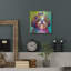 «Rainbow Shih Tzu» par Dean Russo, art mural en métal-303692783
