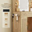 Meuble-lavabo en rotin naturel 43,3 po Boho-1183283977