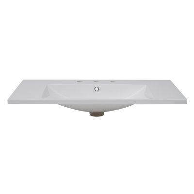 Resin Bathroom Vanity Sink Top