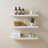 16“W Floating Shelves for Wall Decor, Kitchen, Bathroom, Workspace(set Of 3), Off-white-1777492726