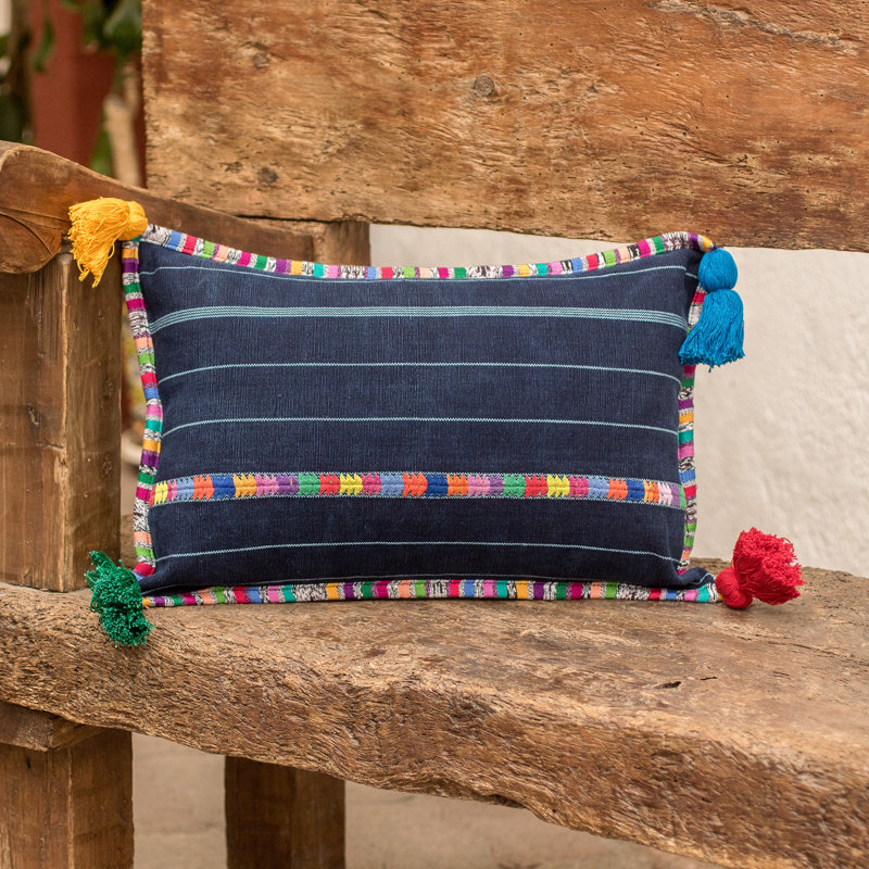 Housse de coussin en coton Novica