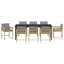 Eliezel 8 - Person Patio Dining Set with Rectangular Table-2134573334