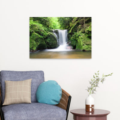 Water In A Forest Geroldsau Waterfall Black Forest Baden-Wurttemberg Germany Abstract Contemporary Landscape Nature Art