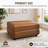 Faux Leather Ottoman-858650798