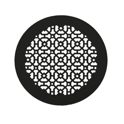 Achtek 10" Duct Solid Cast Aluminum Round Grille (12" Round Overall) Powder Coated