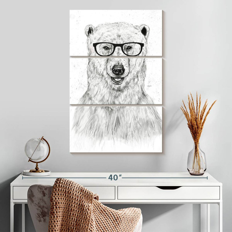 Brampt Geek Bear, 32" H x 20" W