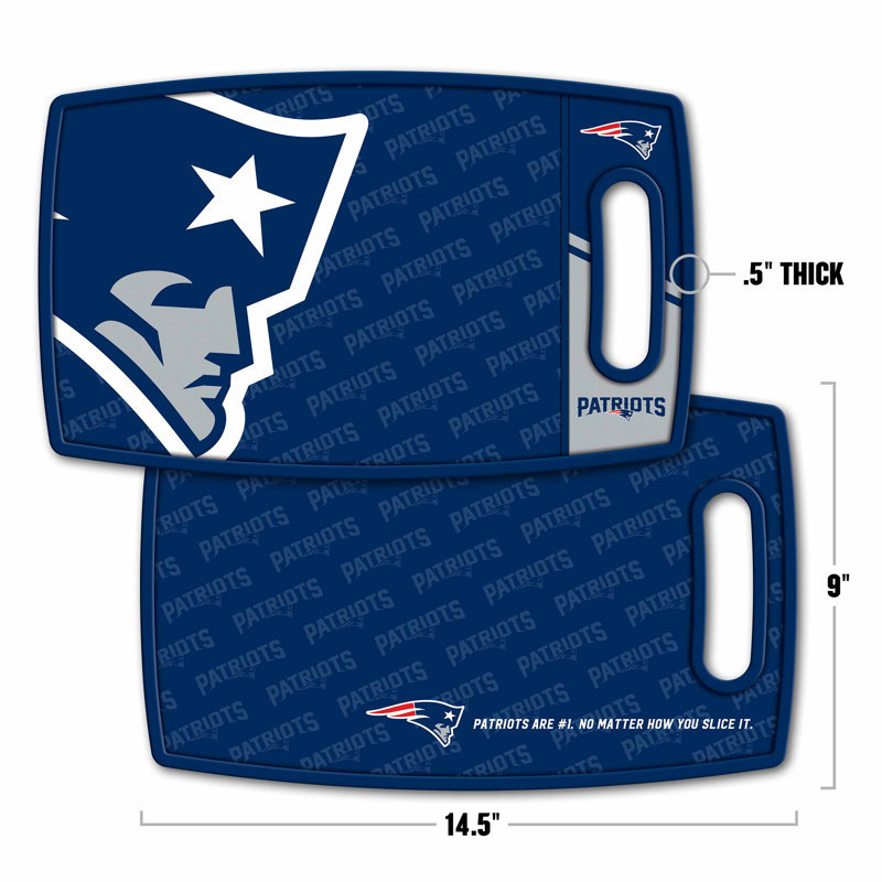 Wood Plastic Cutting Board, NFL New England Patriots