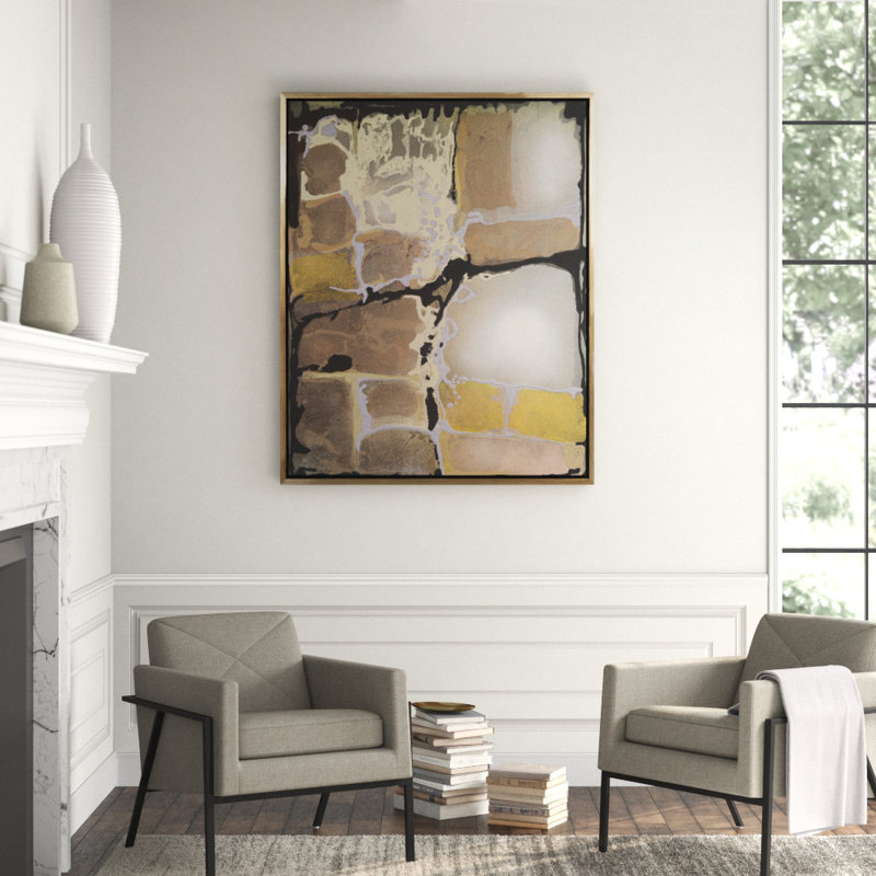 Life Lattice Painting, 48" H x 36" W x 2.25" D