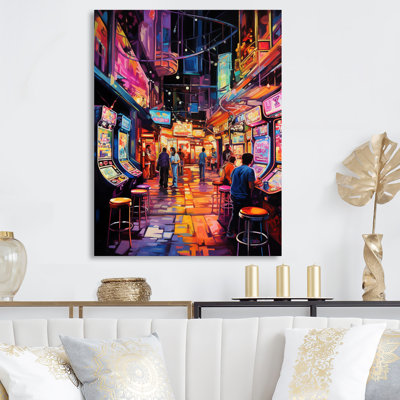 " Colorful Video Game Arcade Serenade "