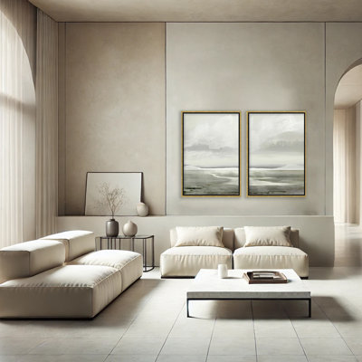 Nature Inspired Reflections Of Tranquility Diptych