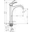 Robinet de salle de bain monotrou Locarno-55126572