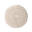 Pouf rond en coton bordeaux Bordeaux, assise douce et polyvalente pour le confort et le style dans n'importe quelle pièce-762549054