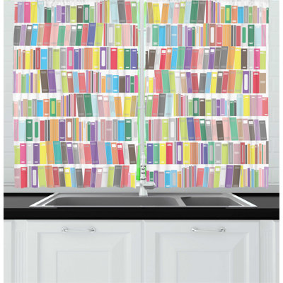 Ruffled Kitchen Curtain