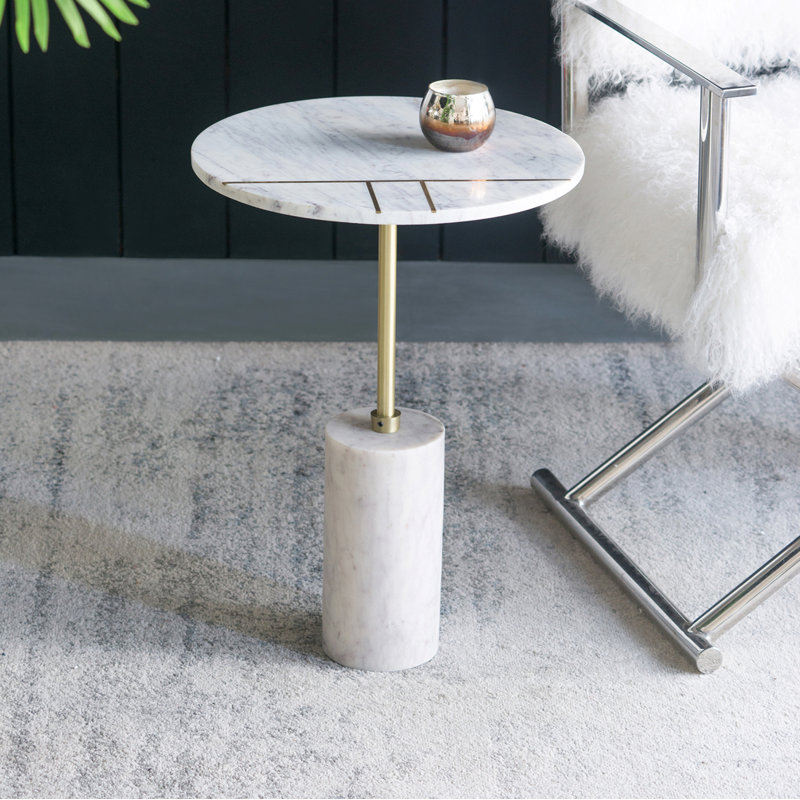 Armanii Marble Top End Table