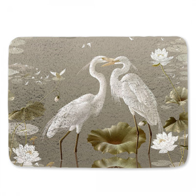 Masiel Microfiber / Microsuede Non-Slip Bath Mat