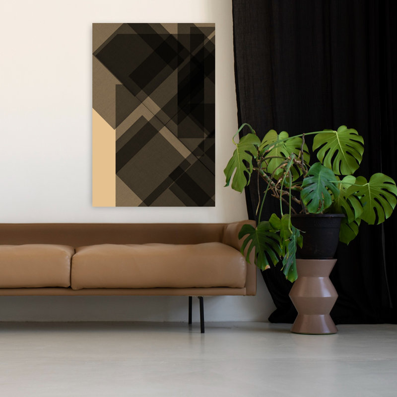 Art contemporain contemporain abstrait, H 48 po x l 32 po