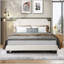 Lit plateforme tapissier Verona Plush-919664293