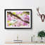 Bird In The Cherry Blossom Tree Painting - Single Picture Frame Print on MDF-56632885-56632886