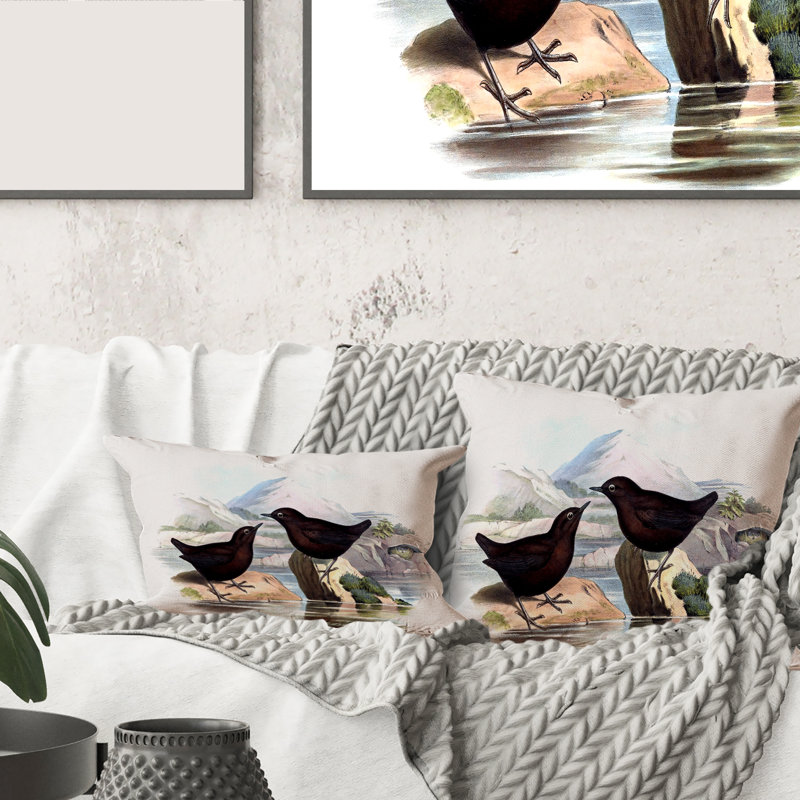 Housse de coussin carré et insert Countryside Animals II, 18" x 18"