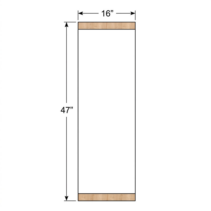 Azus 16" x 47" Accent Mirror