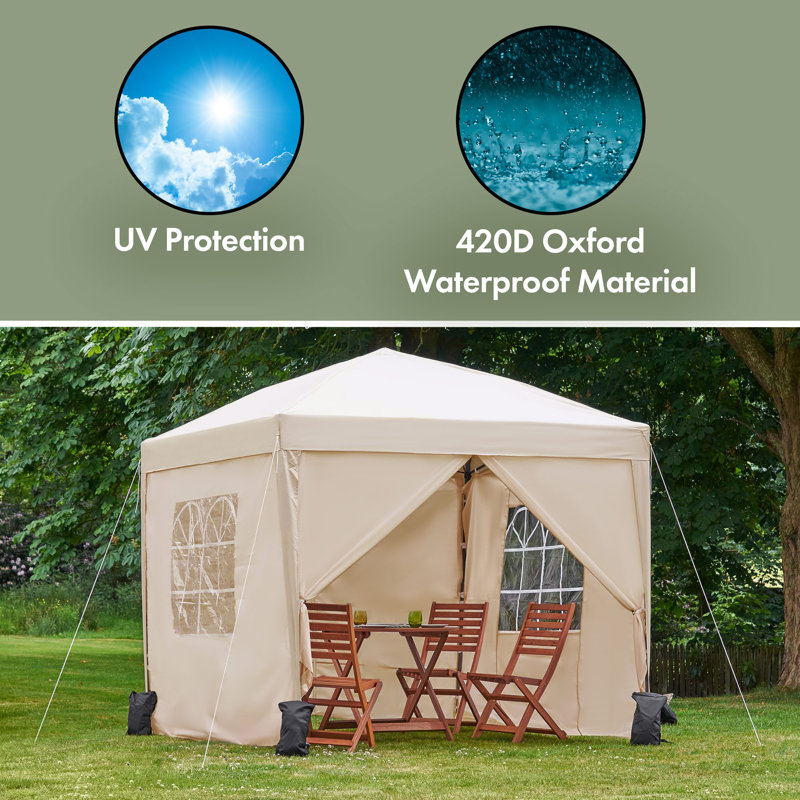 Vonhaus Pop Up Gazebo 2.5 X 2.5m