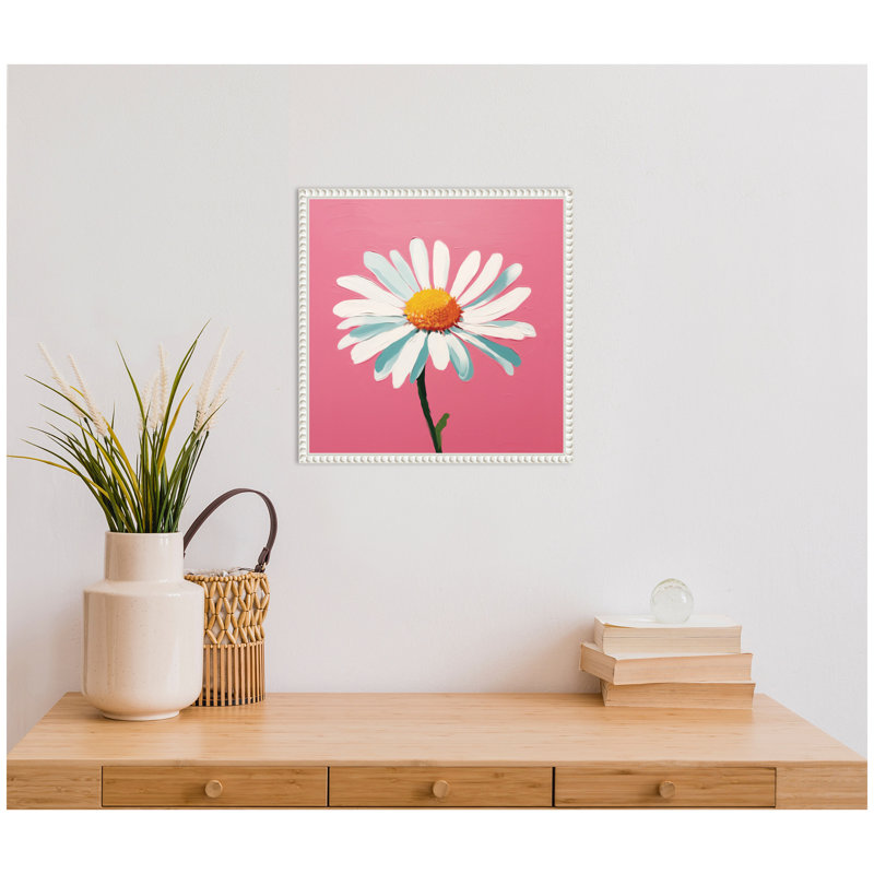 «Delicate Daisy 2» par The Creative Bunch Studio, reproduction d'art sur toile encadrée