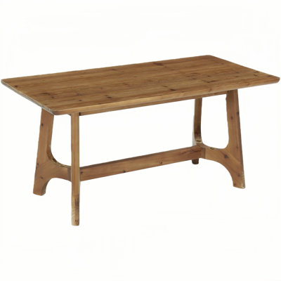 Rectangular Solid Wood Conference Table For 4-6, 62.99" W × 31.49" D × 29.52" H