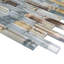 Carreau de mosaïque à joint en brique de verre 1 po x 4 po Supreme Tile Ocean-55373658