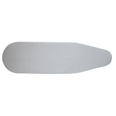 Stow Away® Tabletop Ironing Board Cover with Nanomax® Coating, Thick Fibre Pad in One‑Piece Bungee Binding, Silver