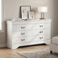 Commode en bois 6 tiroirs Aberdeen