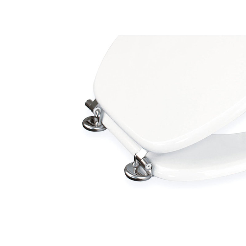 Oxford Round Standard Toilet Seat, White
