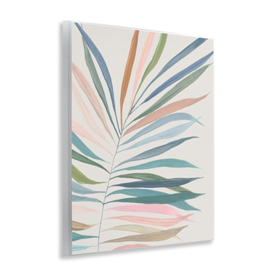 Plaque murale Tropical Harmony Palms, design par Hannah Dawson