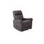 Fauteuil inclinable électrique Clearo avec fauteuil releveur électrique brun foncé