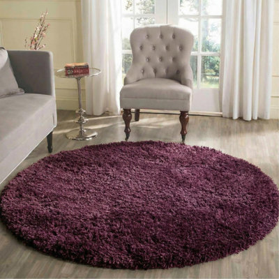 Esterly Solid Colour Shag Area Rug