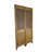 DYAG East 48.8 in. x 86.6 in. Brown 2 Panel Double Added Screen Door