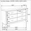 Commode 6 tiroirs Cabrillo