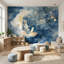 Panneau mural astronaute lune amovible étoiles-915528041-915528043