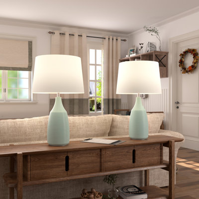 Bethenia 25.75" Ceramic Table Lamp Set