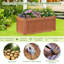Jardinière en bois franc 2 pièces Arlmont & Co. avec siège 2-en-1