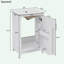 Petit meuble-lavabo moderne avec lavabo en céramique-1984161366