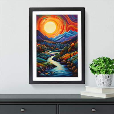 Landscape Orphism - Framed Print