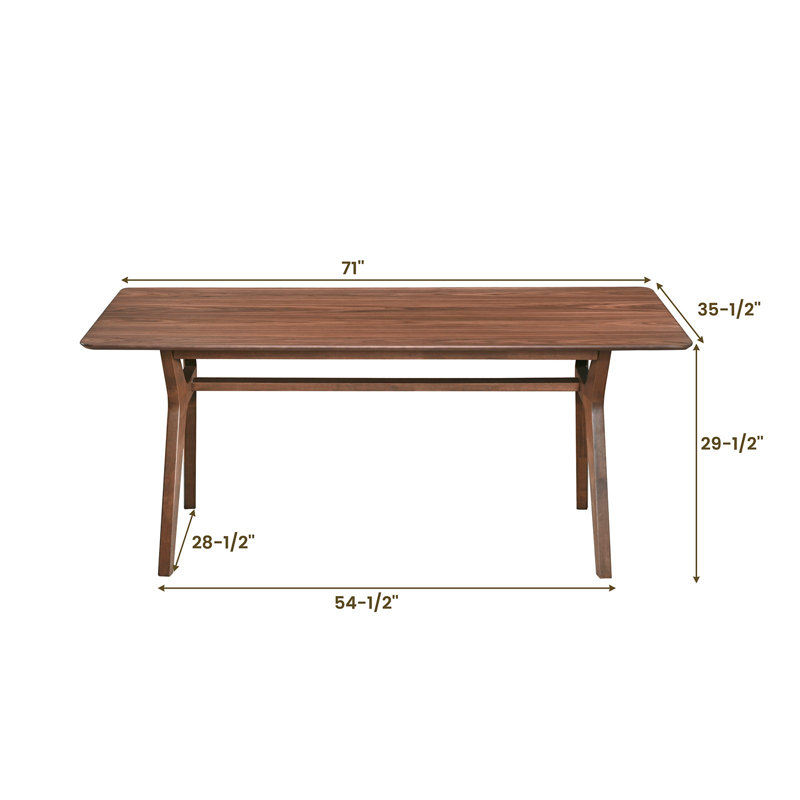 Solid Wood Base Dining Table