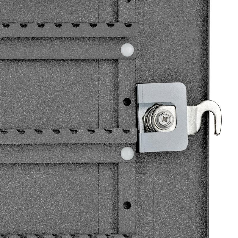 White Granite Steel Wall-Mount Security Key Cabinet with Lock