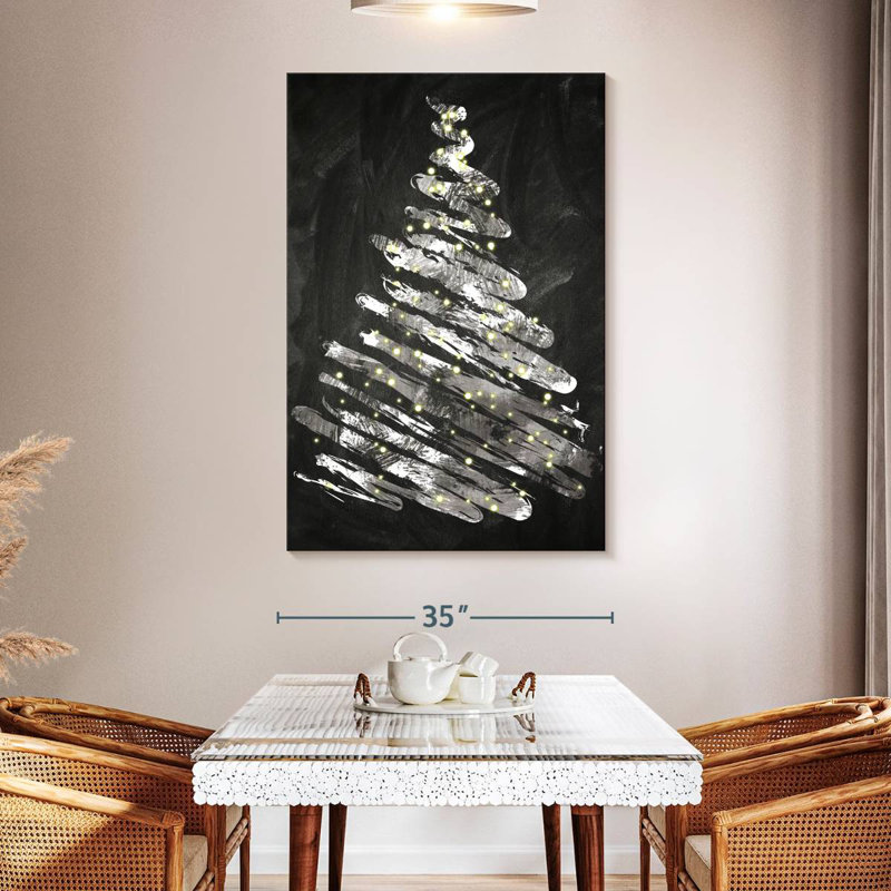 Chalkboard Tree I, 30" H x 20" W